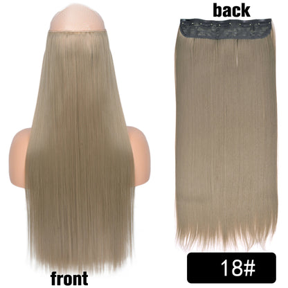 Long Clip In Hair Extensions for Length and Volume 22 Inch