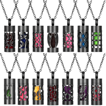 Women’s Stainless Steel Aromatherapy Diffuser Necklace For Essential Oils