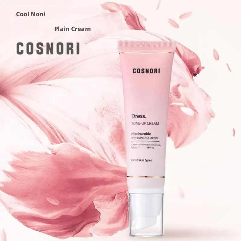 Tone up cream niacinamide brightening makeup base daily moisturizer in a squeeze tube