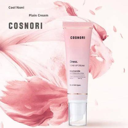 Tone up cream niacinamide brightening makeup base daily moisturizer in a squeeze tube