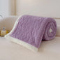 Double Thickened Throw Blanket Pile Tapestry Winter Warm Bed Cover Sofa Blanket Multifuntional Blanket Super Soft Cozy Blankets