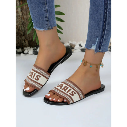 Soft Sandals with Breathable Upper and Rubber Sole for All Day Comfort