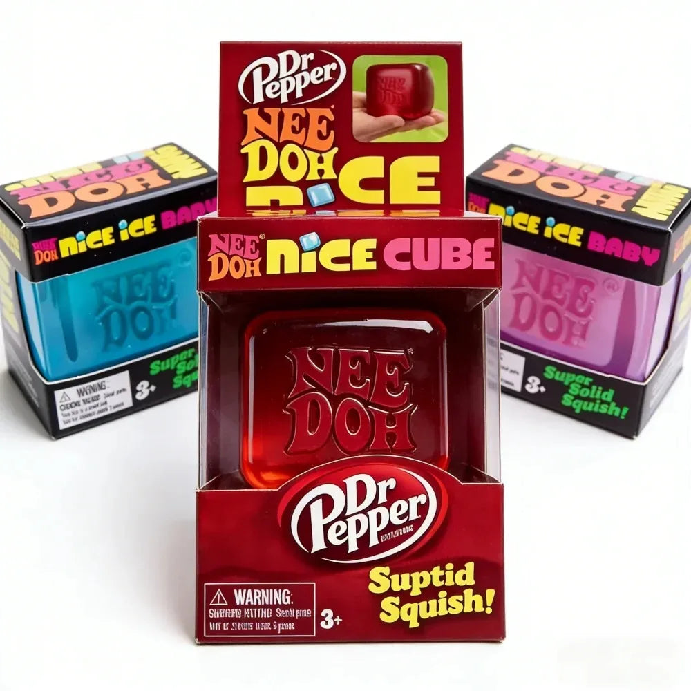 Sensory Squeeze Cube Toy For Stress Relief And Fidget Pinching