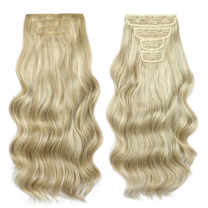 Voluminous Clip-In Hair Extensions 22 Inch Set for Length and Volume
