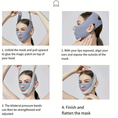 Women's V-Line Face Sculpting Wrap with Adjustable Jaw Strap