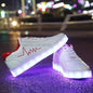 Designer Luminous Usb Charge Women Led Glowing Girls Sneakers Kids Light Up Shoes Led Slippers Shoes