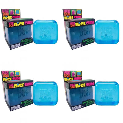 NeeDoh Jellyfish and Cube Plastic Squish Toy For Stress Relief and Sensory Play