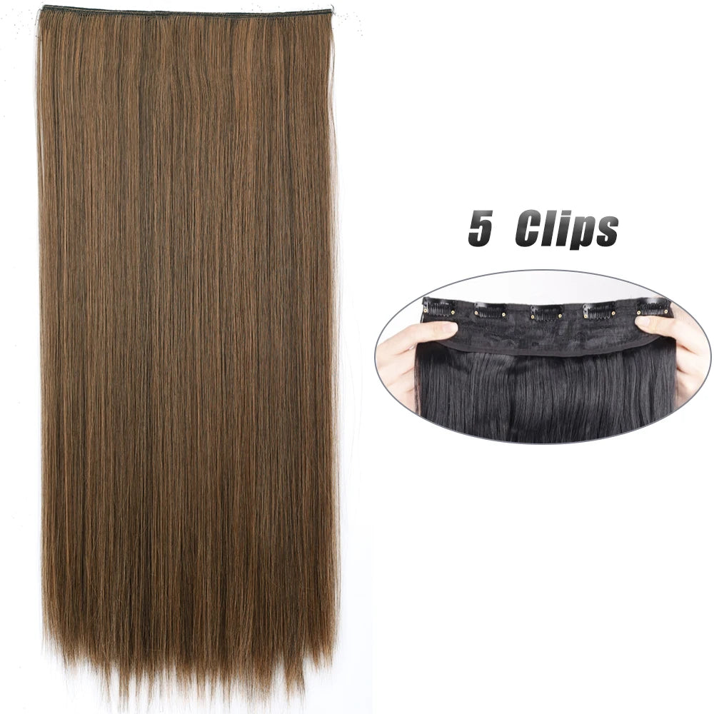 Voluminous Clip-In Hair Extensions 80cm For Fuller Long Hair Look
