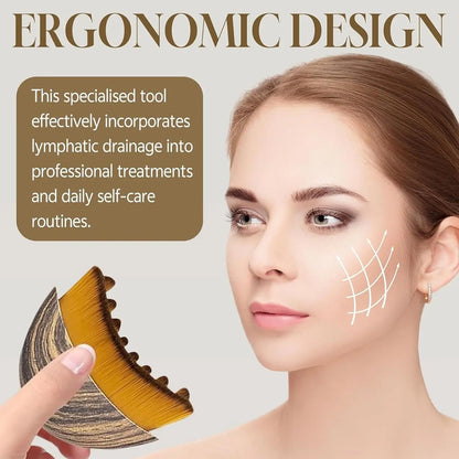 Lymphatic Facial Brush for Dry Skin Massage and Contouring