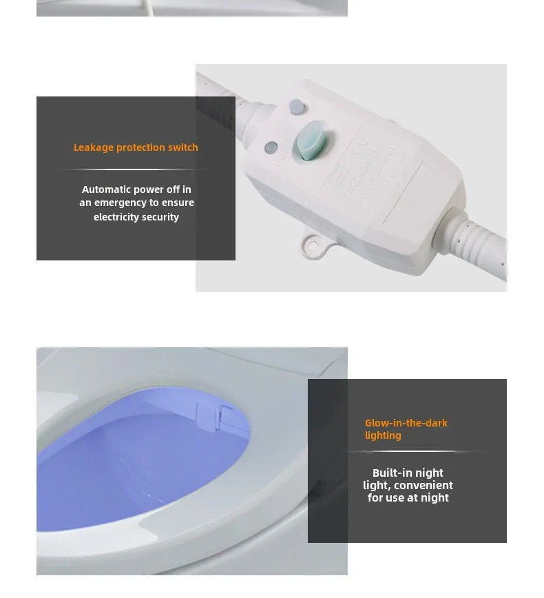 Smart Bidet Seat with Temperature Controlled Water and Drying