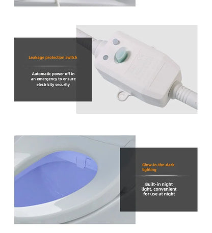 Smart Bidet Seat with Temperature Controlled Water and Drying