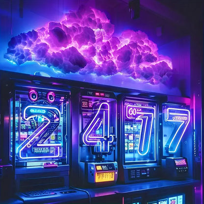 Cloud Shaped Led Light with Remote App Control and Rgb Color Changing