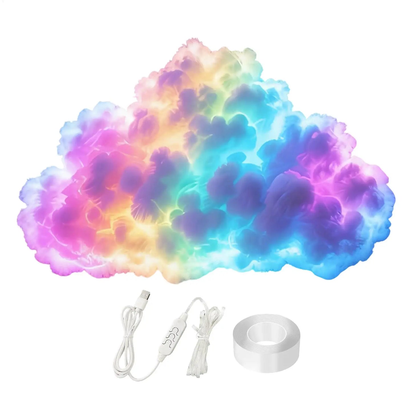 Cloud Shaped Led Ceiling Light with Color Changing Glow