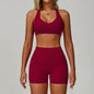 2-3PCS Yoga Suit Women Tracksuit Sports Bra High Waist Leggings Shorts Outfit Gym Set Fitness Push Up FITNESS REVOLUTION