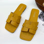 Flat Sandals for Women with Lightweight Water Friendly Open Toe