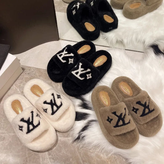 Soft Slippers Indoor with Plush Lining for Ultra Warmth and Durable Rubber Traction