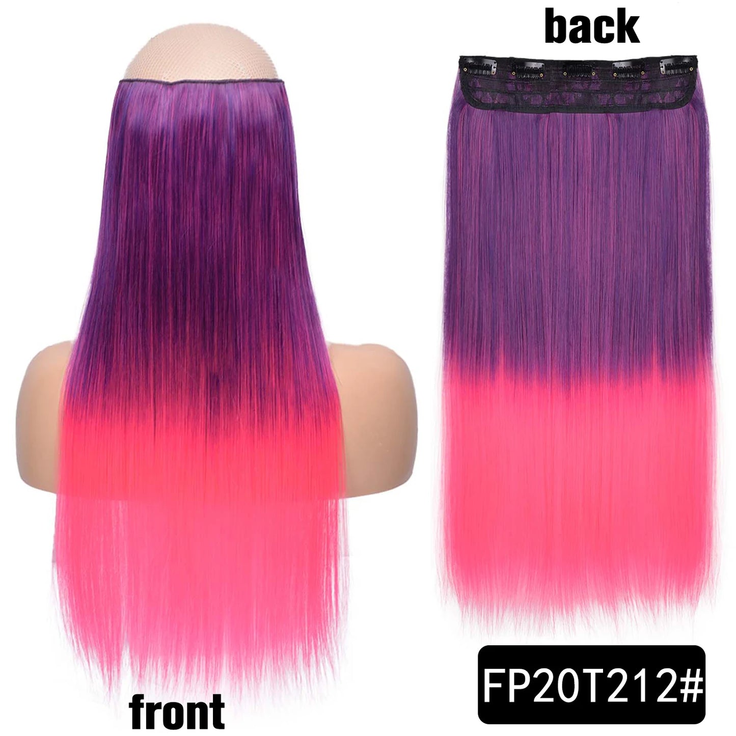 Long Clip In Hair Extensions for Length and Volume 22 Inch