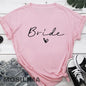 Women’s Luxe Team Bride Shirts - Bachelorette Party Bridesmaids Wedding Female Tops