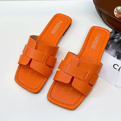 Flat Sandals for Women with Lightweight Water Friendly Open Toe