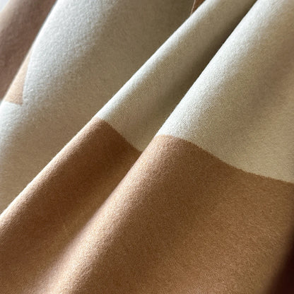 Luxury Thick Blanket Shawl - Winter Warm Print Imitation Cashmere Scarf Wrap Pashmina