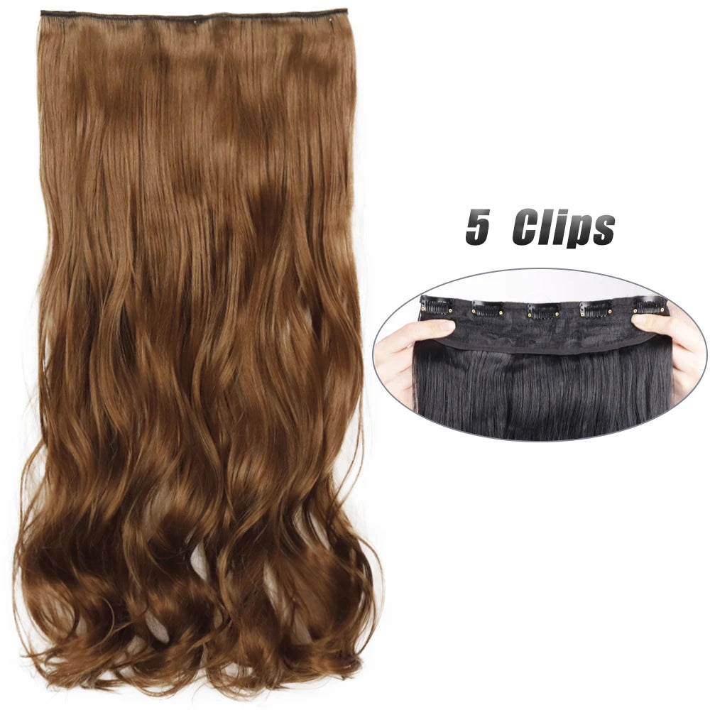 Voluminous Clip-In Hair Extensions 80cm For Fuller Long Hair Look