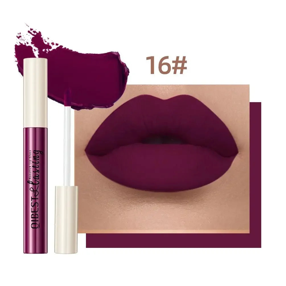 12 Colors Sexy Women Lipstick Waterproof Long Lasting Moist Lip Gloss Vivid Colorful Lipgloss Women Makeup maquiagem