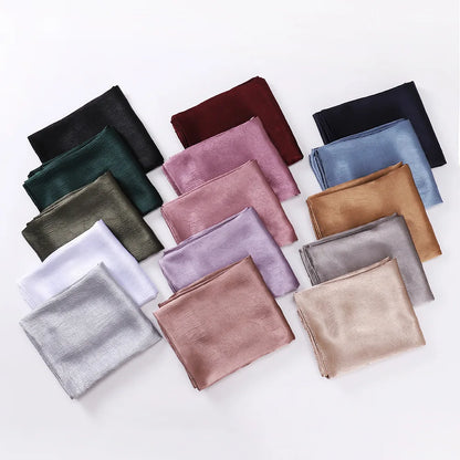 Women's Chiffon Hijab Silk Scarf Loose Fit Headwrap Shawl Bandana Turban