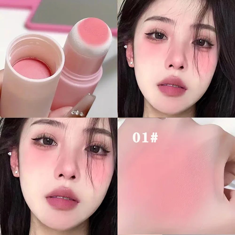 Waterproof Velvet Matte Blush Stick All Skin Tones Long Wear All Day