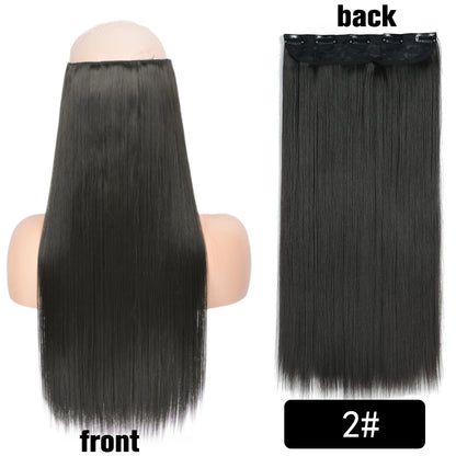 Long Clip In Hair Extensions for Length and Volume 22 Inch