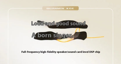 Wireless Karaoke Microphone with 6W Speaker for Home Entertainment