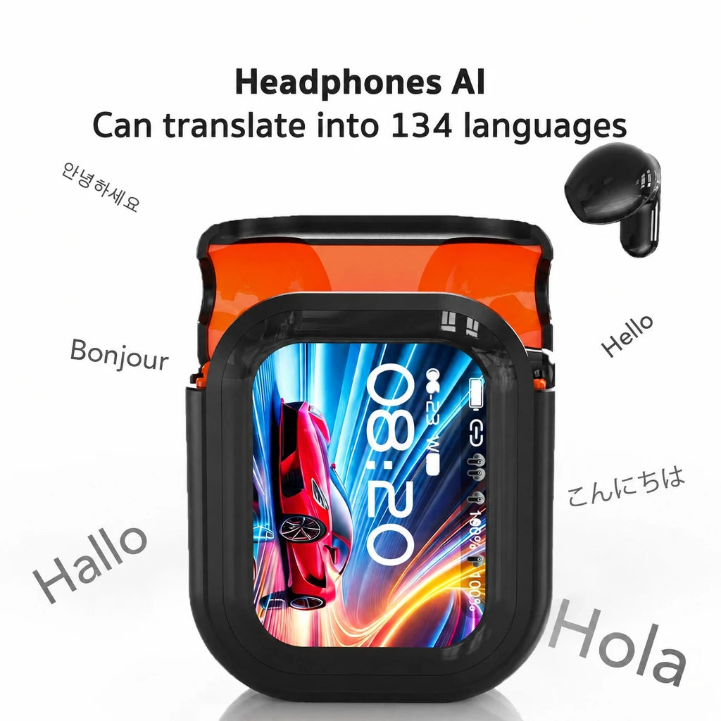 Real-time translator earbuds with active noise cancellation