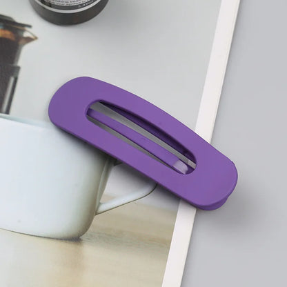 Matte Hair Clips for Bangs and Flyaway Control Gentle Grip Daily Wear