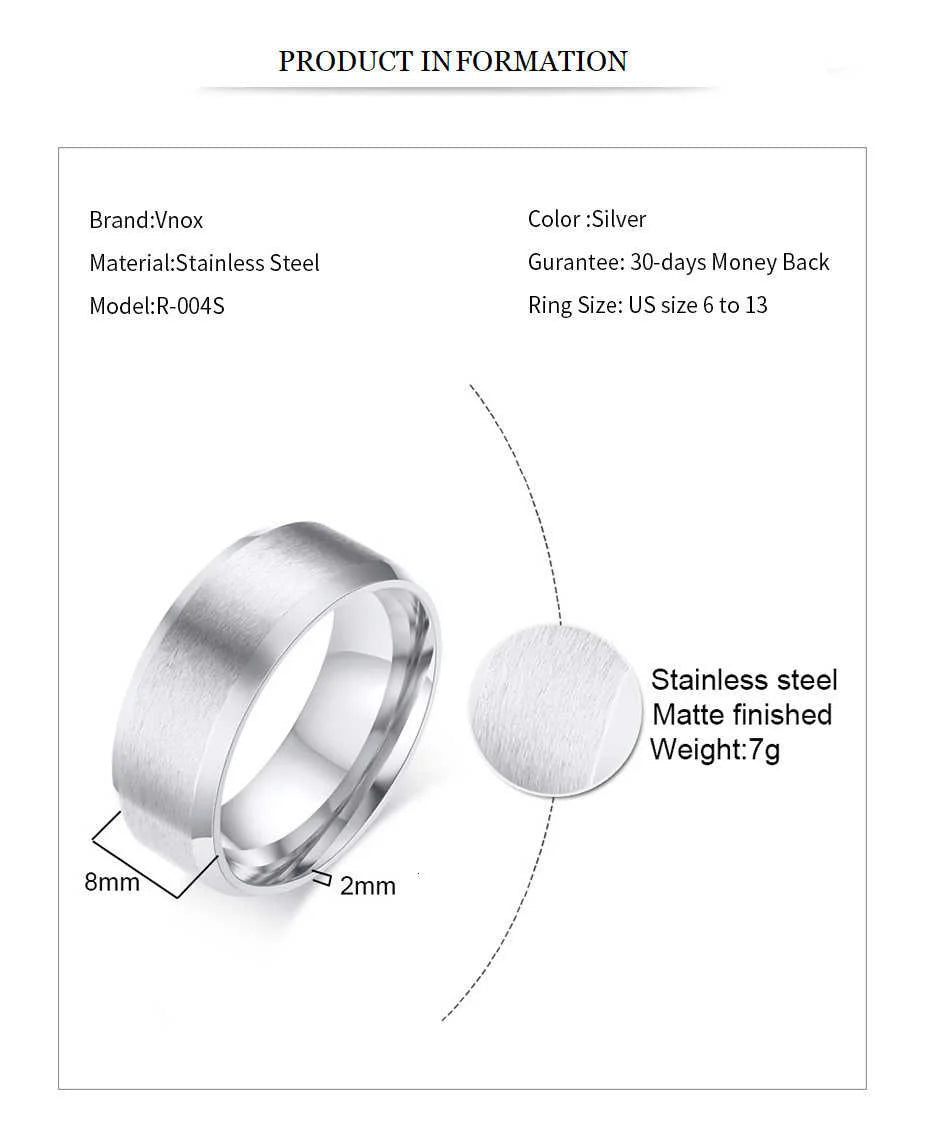 Bold Ring for Men with Stainless Steel Horus Cross Rhodium Plated 8mm