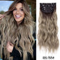 Synthetic Clip In Hair Extensions 11Color Synthetic Clip In Hair Extensions Long Wavy 4Pcs/Set Piece 11 Clip-In Hairpieces