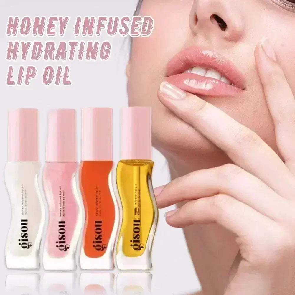 Hydrating Lip Balm with Honey Infused Exfoliating Lip Oil
