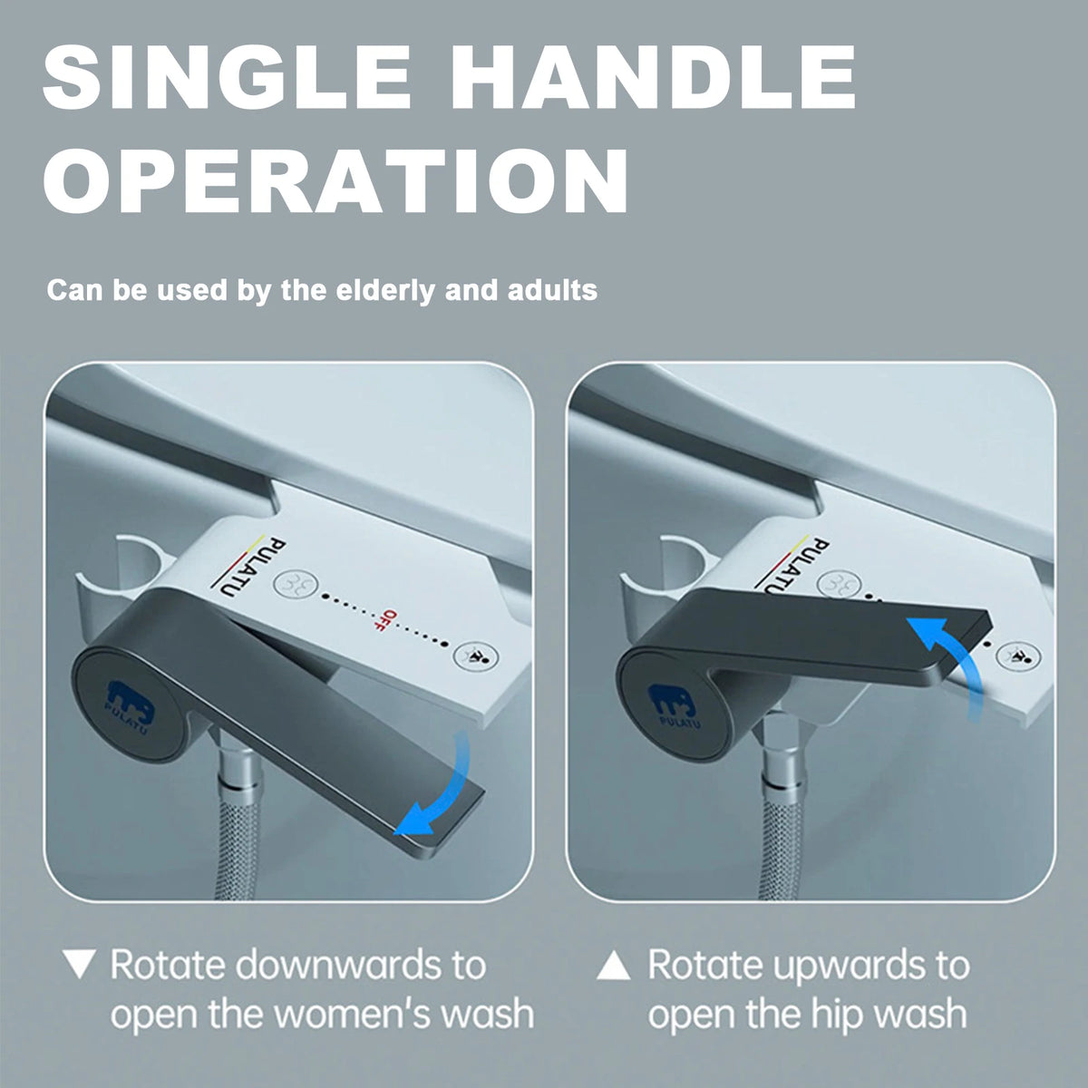 Bidet toilet attachment with sprayer