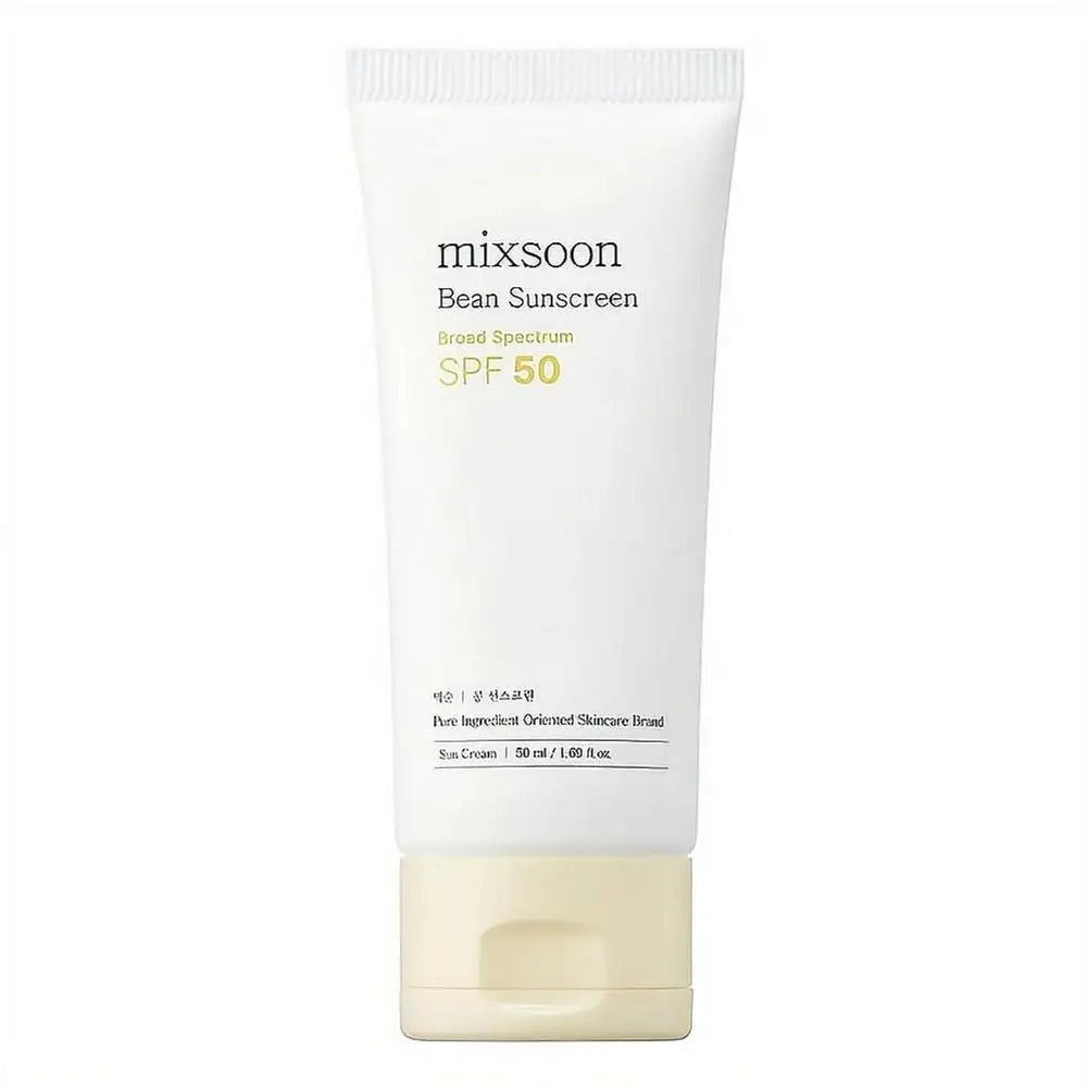 Korean Bean Cream Hydrating Skin Care Set With Centella Cleanser And Spf50 Sunscreen Featuring Soy Extract