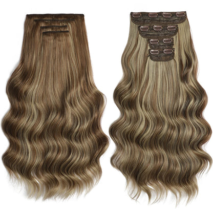 Voluminous Clip-In Hair Extensions 22 Inch Set for Length and Volume