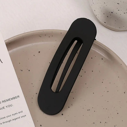 Matte Hair Clips for Bangs and Flyaway Control Gentle Grip Daily Wear