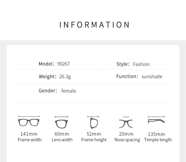 Featherlight Rimless Sunglasses Large Square Frame with Diamond Accent
