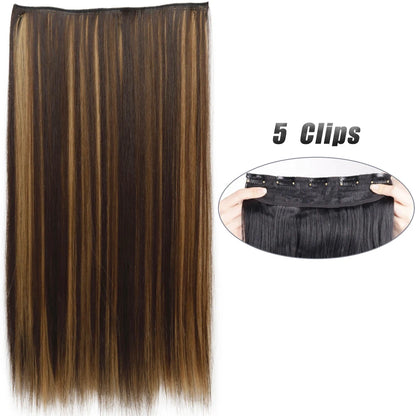 Wavy Clip In Hair Extensions Five Clip Set for Fuller Waves