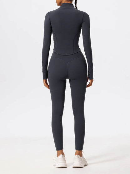 Ultra-Soft Fabrics Casual Tight Sports Jackets Women Zipper Yoga Clothes Quick-Dry Long Sleeve SPORTSWEAR REVOLUTION