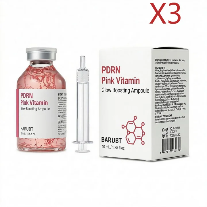 Korean Skincare Ampoule Kit Glow Formulated With Collagen Silk Peptide And PDRN For Deep Hydration And Radiant Skin