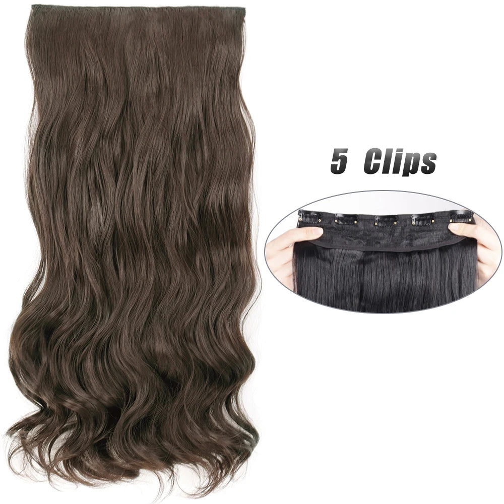 Voluminous Clip-In Hair Extensions 80cm For Fuller Long Hair Look