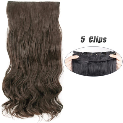 Voluminous Clip-In Hair Extensions 80cm For Fuller Long Hair Look