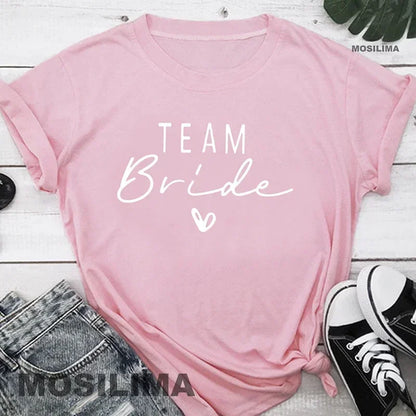 Women’s Luxe Team Bride Shirts - Bachelorette Party Bridesmaids Wedding Female Tops