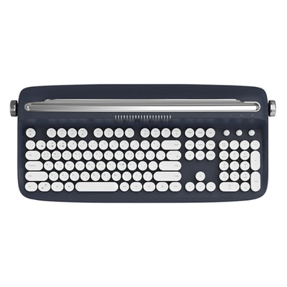 Retro Wireless Bluetooth Typewriter Keyboard 108 Keys Abs Office