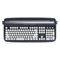Retro Wireless Bluetooth Typewriter Keyboard 108 Keys Abs Office