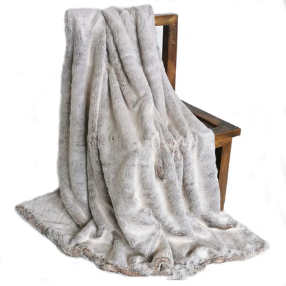 Long Hair Faux Fur Throw Blankets Soft Warm Home Decor Sofa Cover PV Plush Imitated Rabbit Fur Blankets