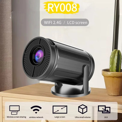 Mini HD Portable Projector 1280x720P - High Brightness 2.4G WiFi Home Theater